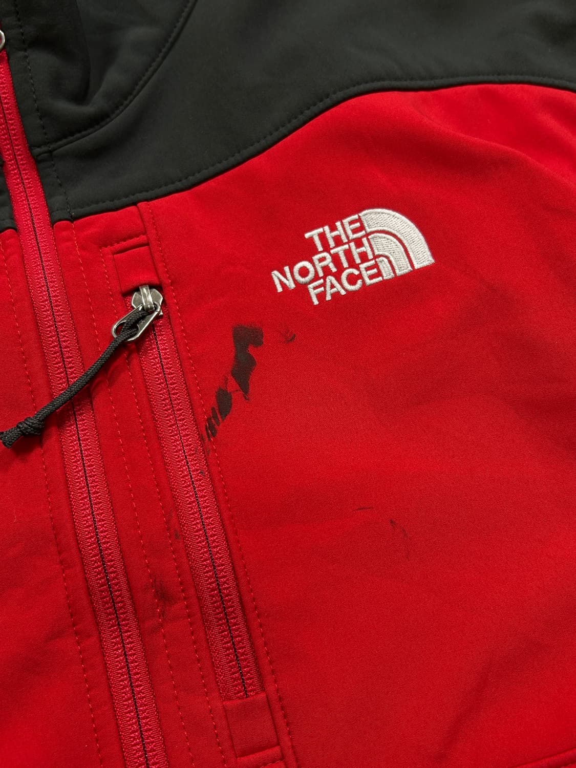 노스페이스 에이펙스 소프트쉘 레드 자켓 L  상품이미지7