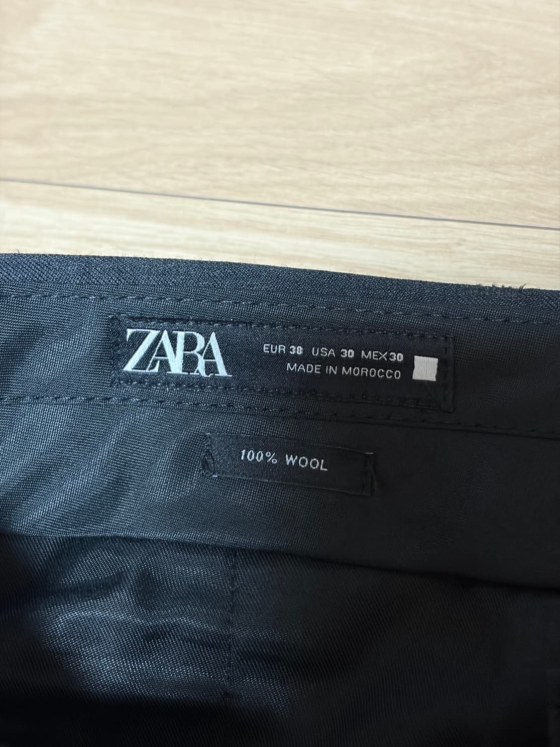 자라 남성 울 정장바지 (30) 상품이미지3