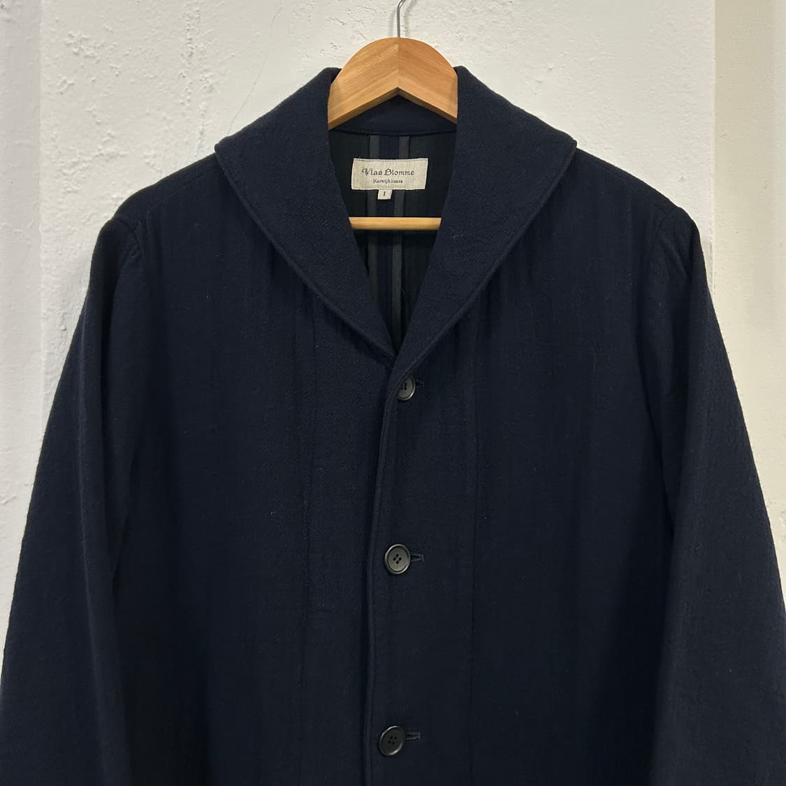 블라스 블럼 네이비 싱글 코트  상품이미지2
