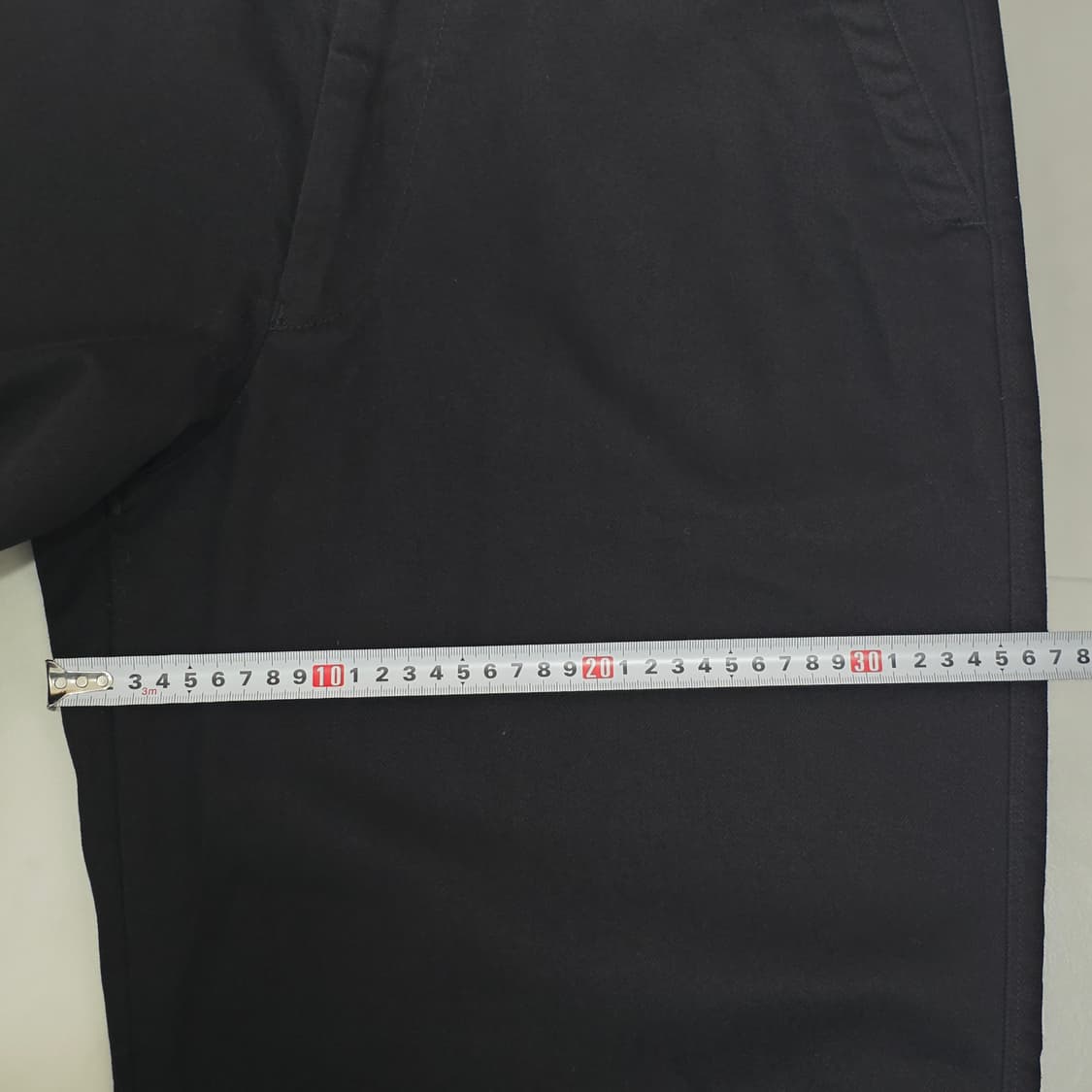 85cm 유니클로 U 와이드핏 치노팬츠 블랙 상품이미지5