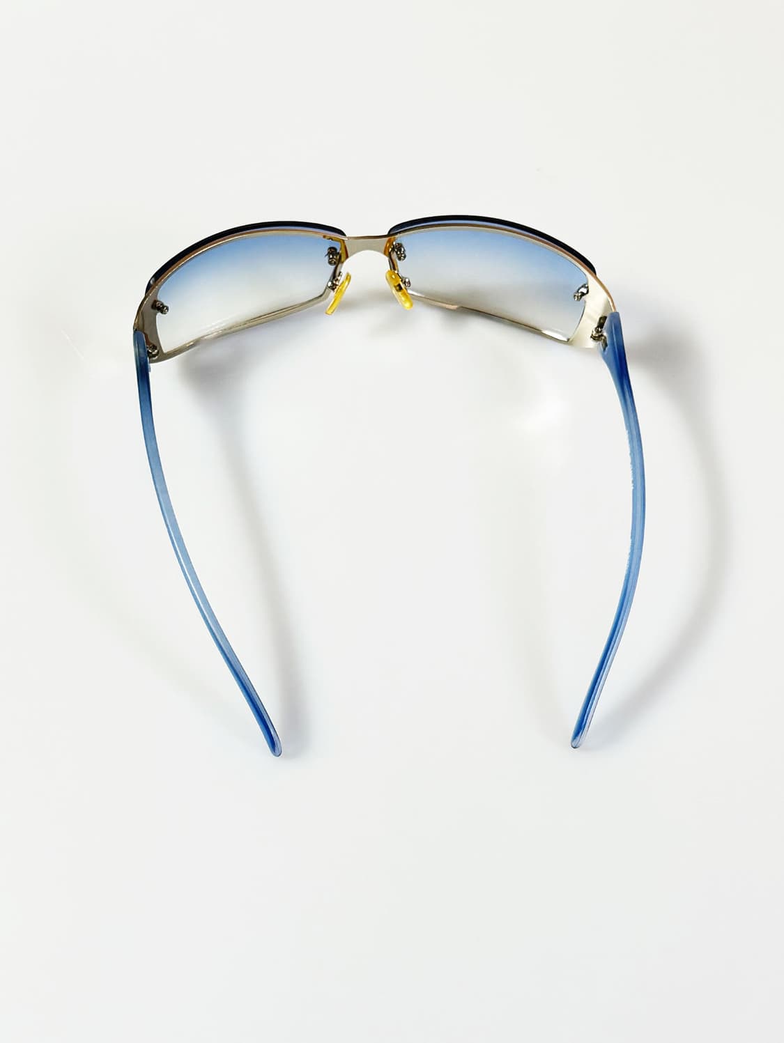 메탈릭 무테 스퀘어 프레임 틴트 빈티지 선글라스 상품이미지5