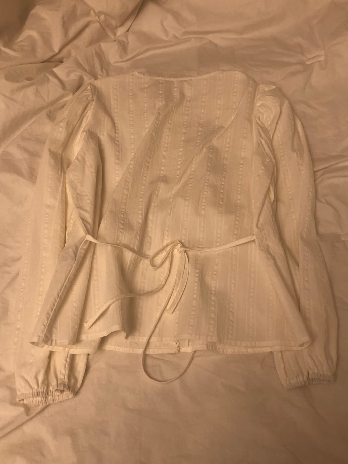 [새상품] 레이스 화이트 블라우스 상품이미지4