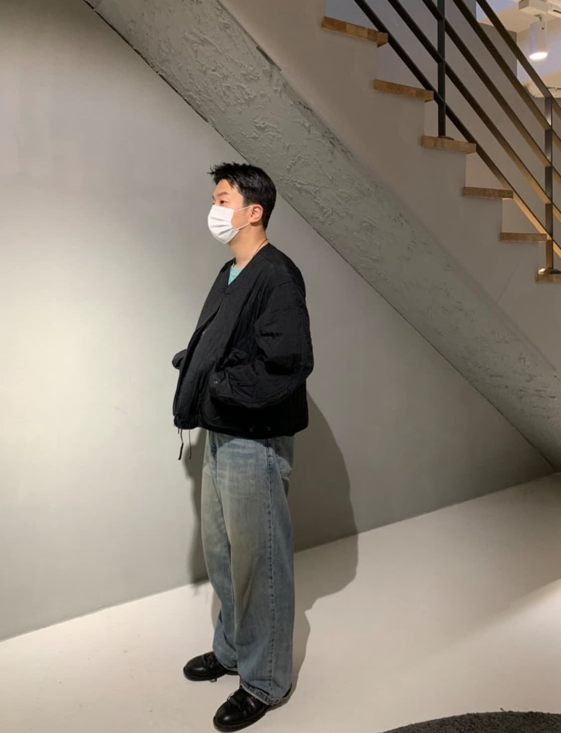 언어펙티트 퀼티드 가디건 자켓 상품이미지2