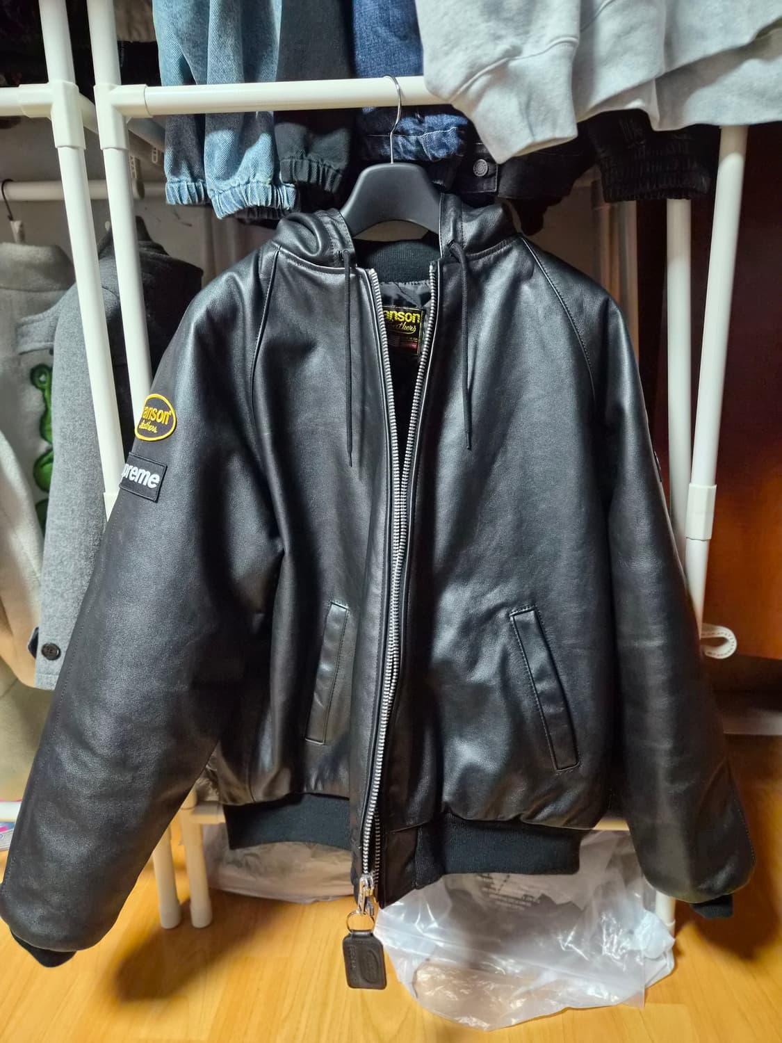 슈프림 X 벤슨 래더후드 워크자켓 상품이미지1