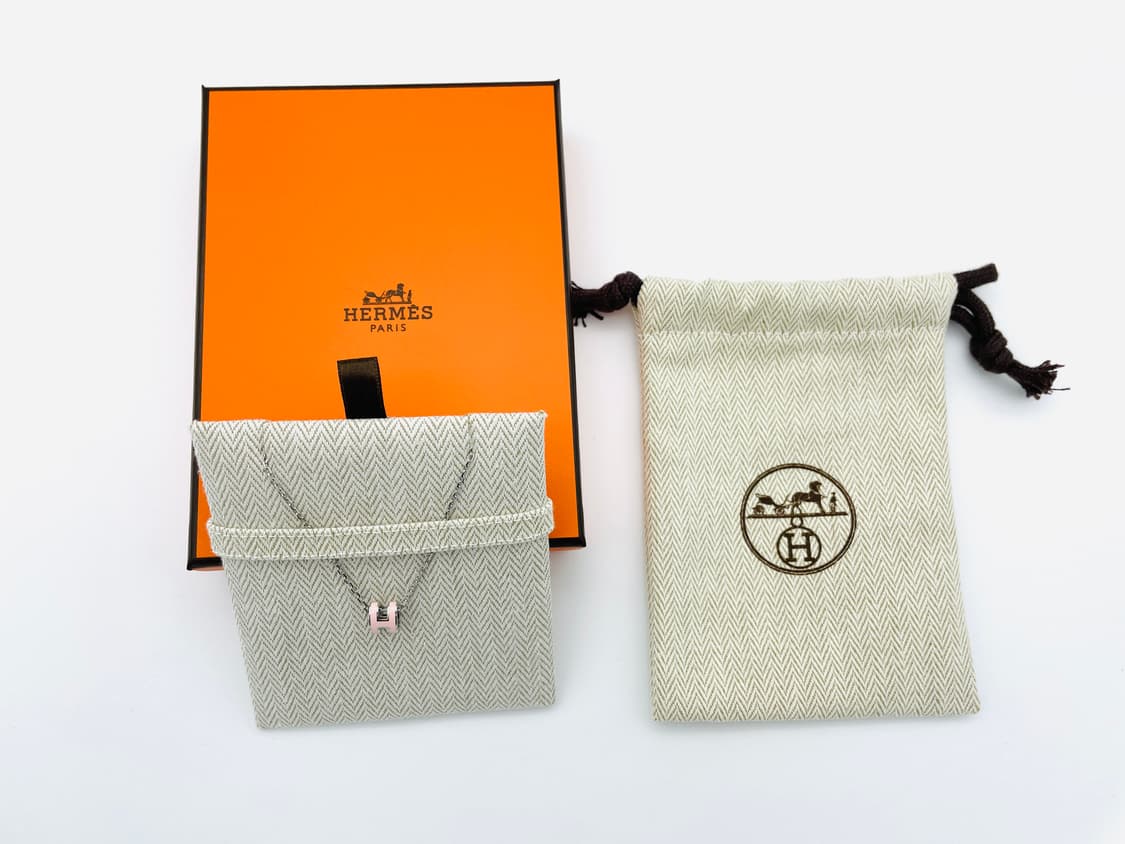 에르메스 미니 팝아슈 펜던트 팔라듐 & 로즈 드라제 H147992FP85 상품이미지4