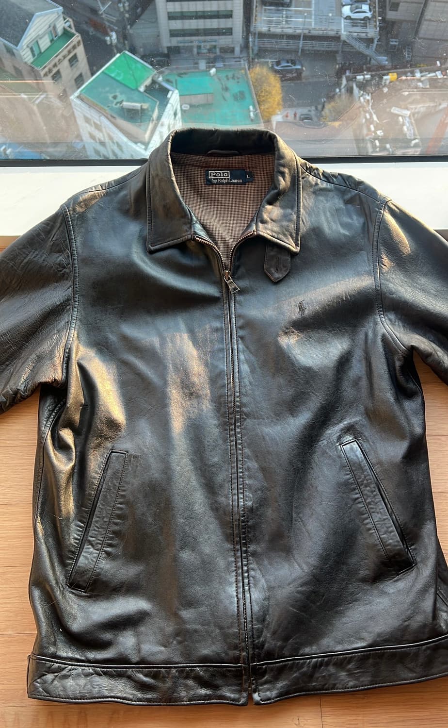 잘익은 폴로 랄프로렌 맥스웰 레더 자켓 L 상품이미지1
