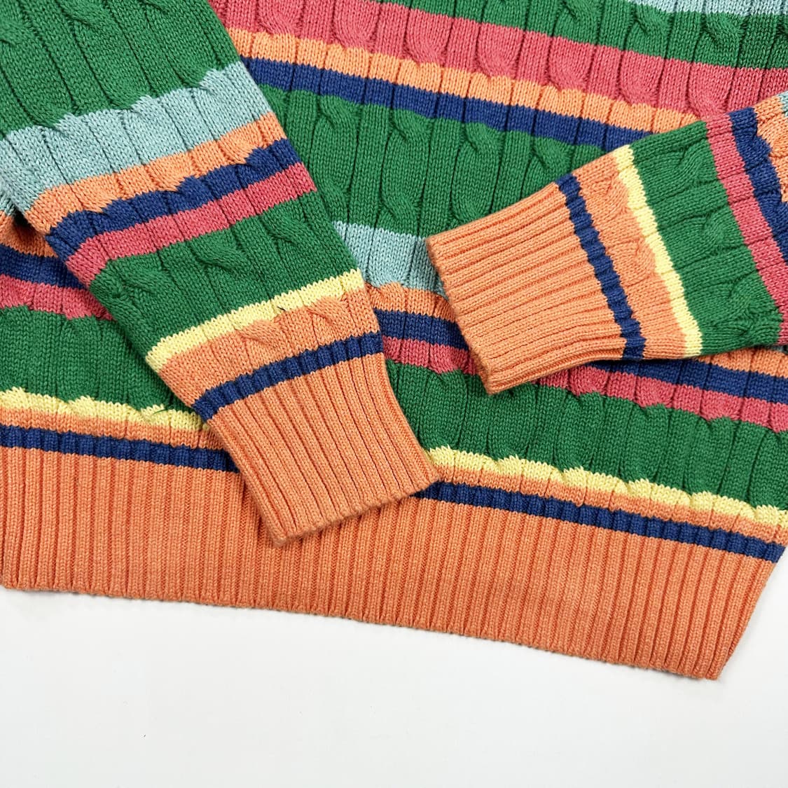 폴로 랄프로렌 포니 키즈 스트라이프 니트 (실측 S 여성추천) 상품이미지4