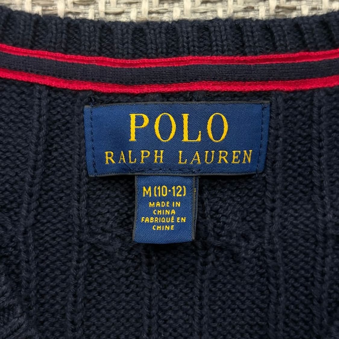 폴로 랄프로렌 케이블 니트 베스트 v2355 상품이미지6