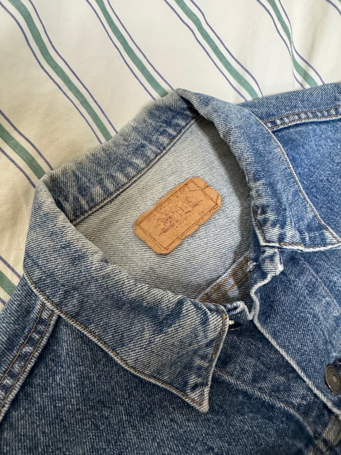[Made in USA] 80s 리바이스 지쟌 3세대 트러커 데님 자켓 상품이미지5