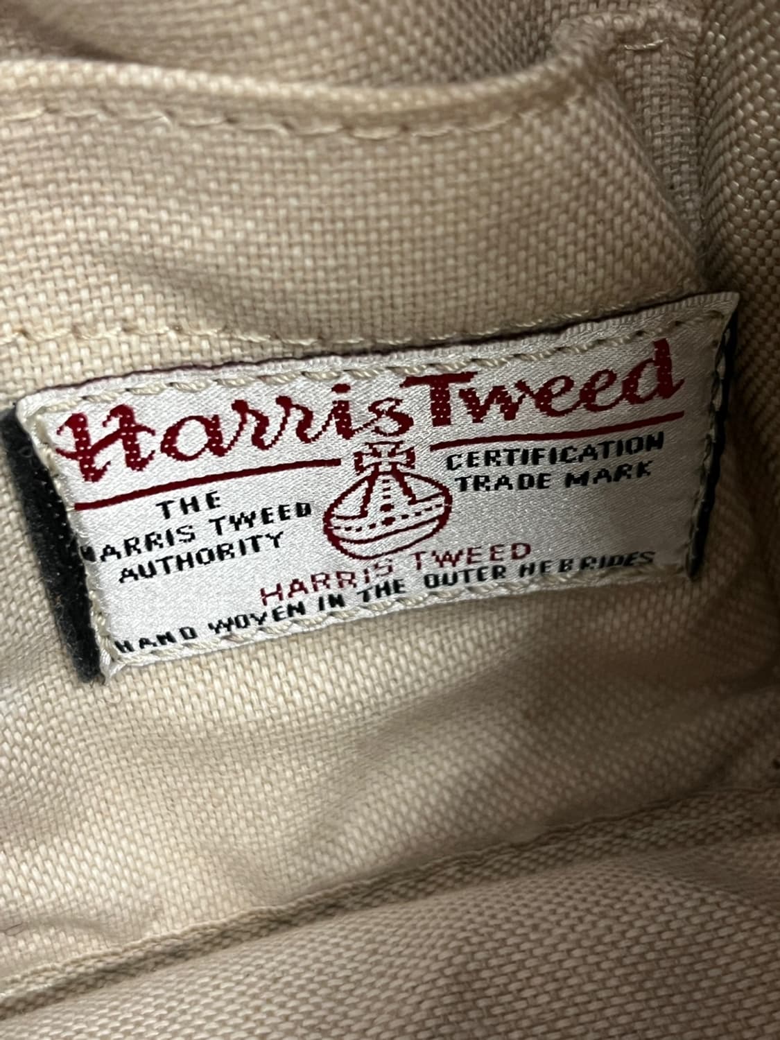 해리스 트위드 헤링본 미니 보스턴 백 상품이미지8