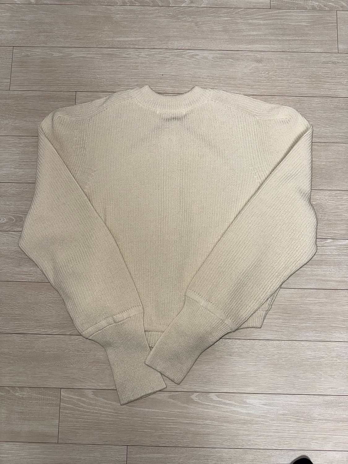 아위 립 숄더 가디건 아이보리 상품이미지4