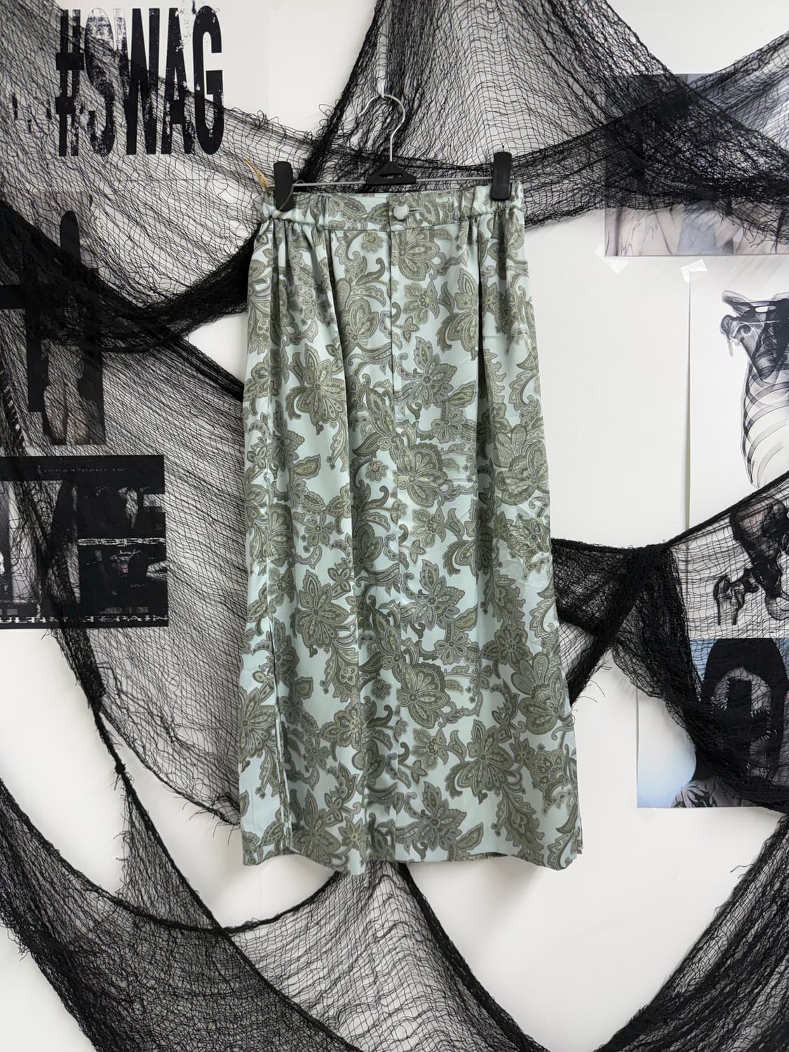 Oriental mood paisely long skirt 상품이미지1