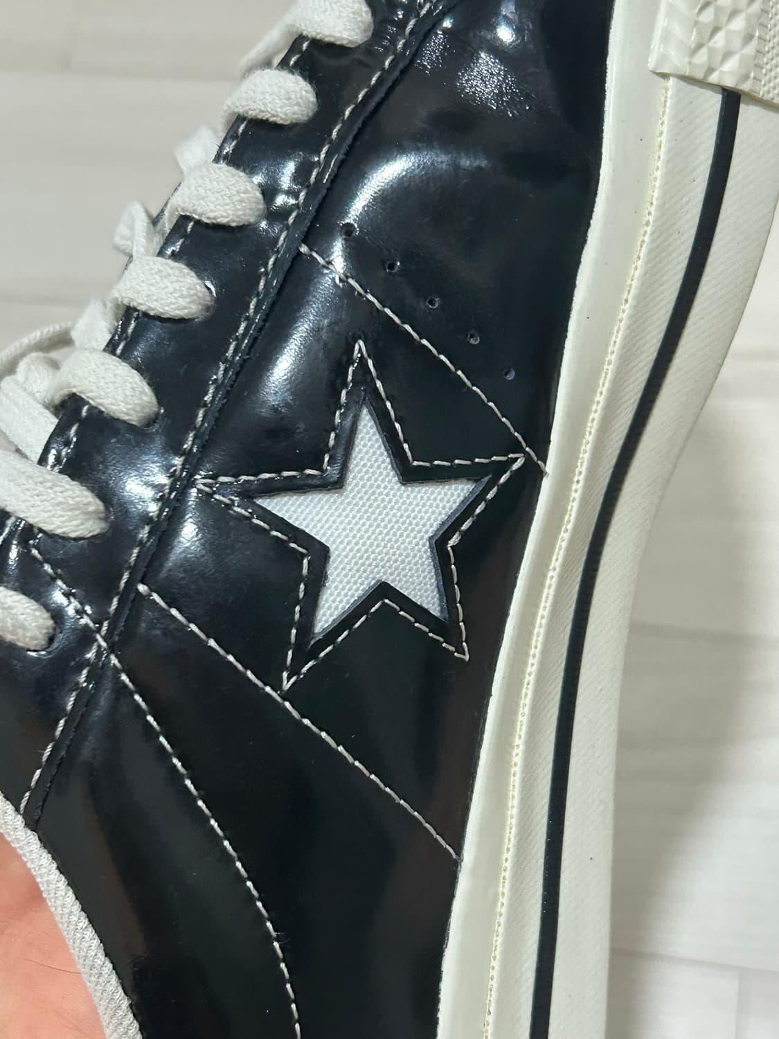 컨버스 원스타 로우 블랙 상품이미지3