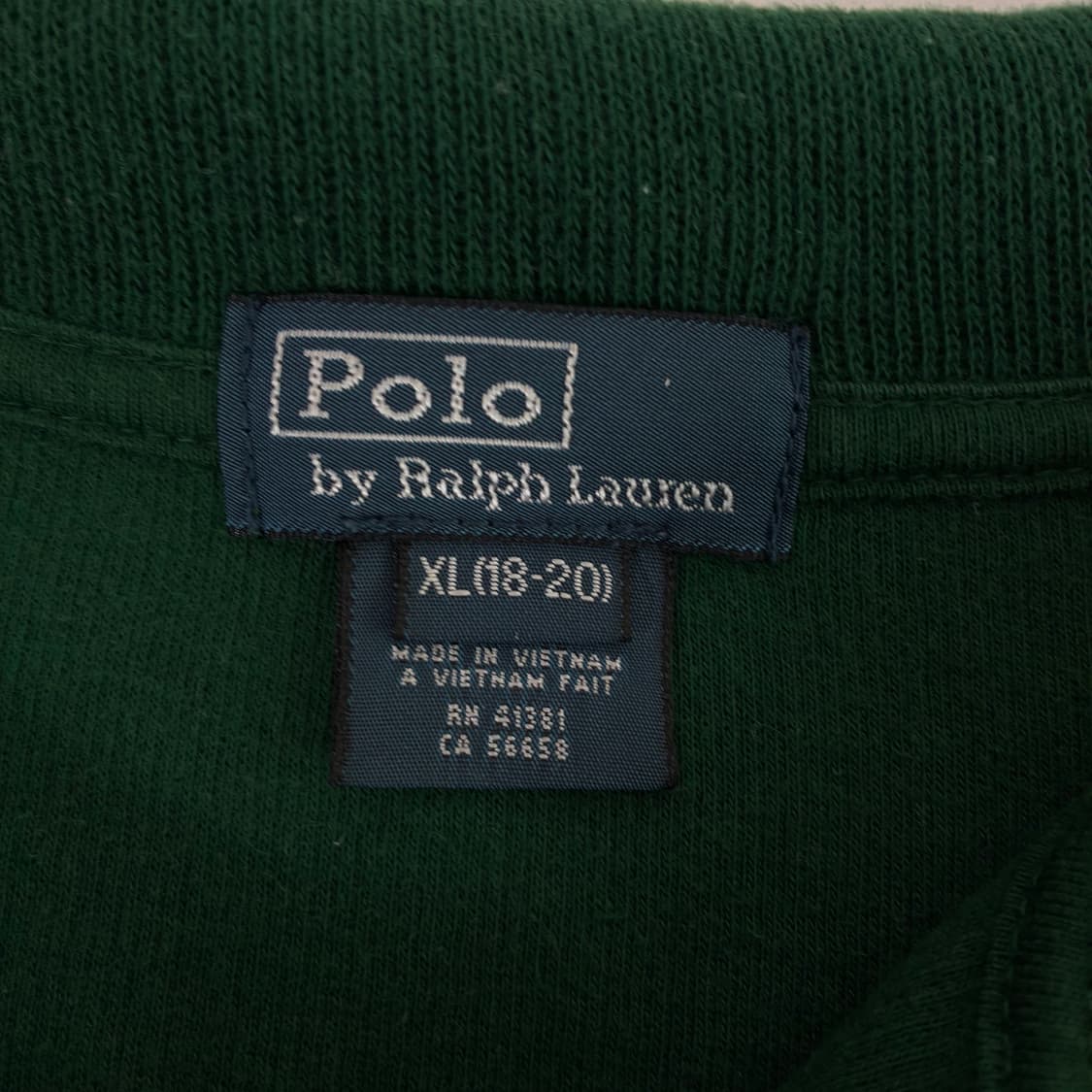 Polo  폴로 랄프로렌 자수 코튼 그린 반집업 니트 상품이미지5
