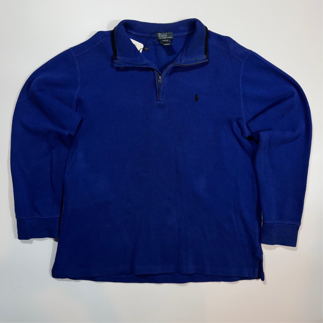 폴로 랄프로렌 하프집업 니트 블루 상품이미지2