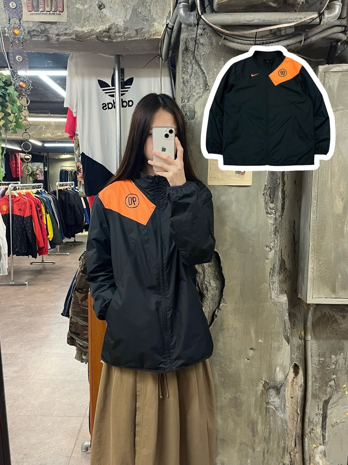 나이키 90 바람막이 블랙 M #csz1653 상품이미지1