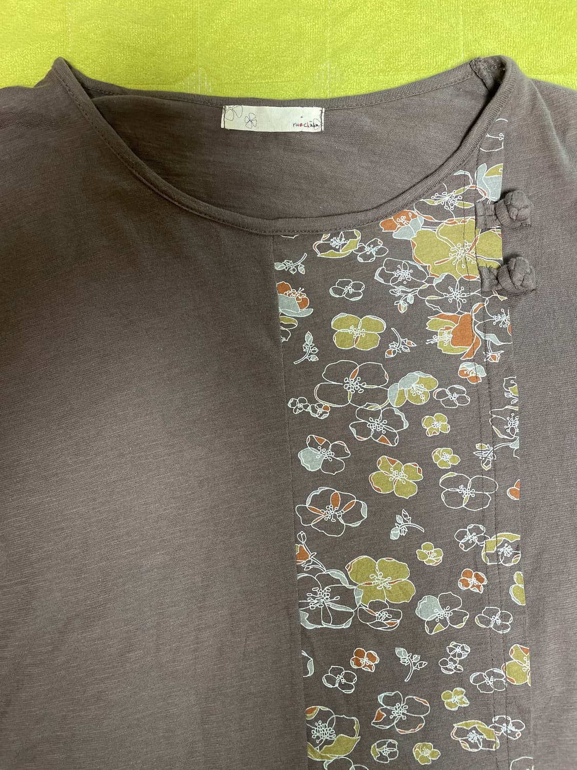 빈티지 브라운 반팔티 상품이미지2