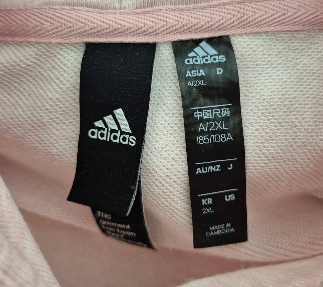 아디다스 연핑크 후드티 상품이미지3