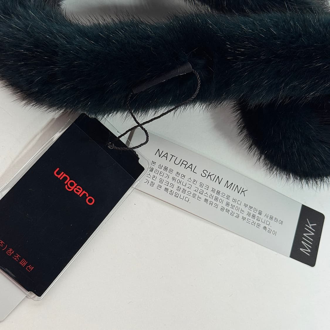웅가로 ungaro 타이 밍크 머플러 [새상품] 상품이미지3