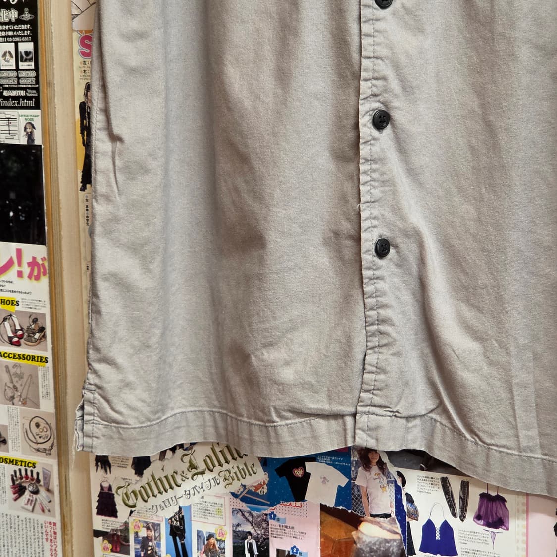 빈티지 빅 프린팅 올드스쿨 반팔 셔츠 상품이미지7