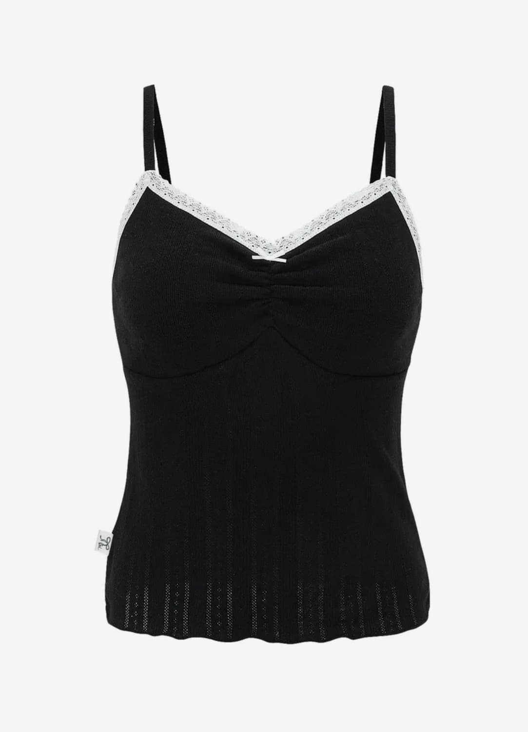 (새상품)벨리아르 스위티 리본 슬리브리스 로지핑크 나시 레이스 워니하우스 상품이미지4