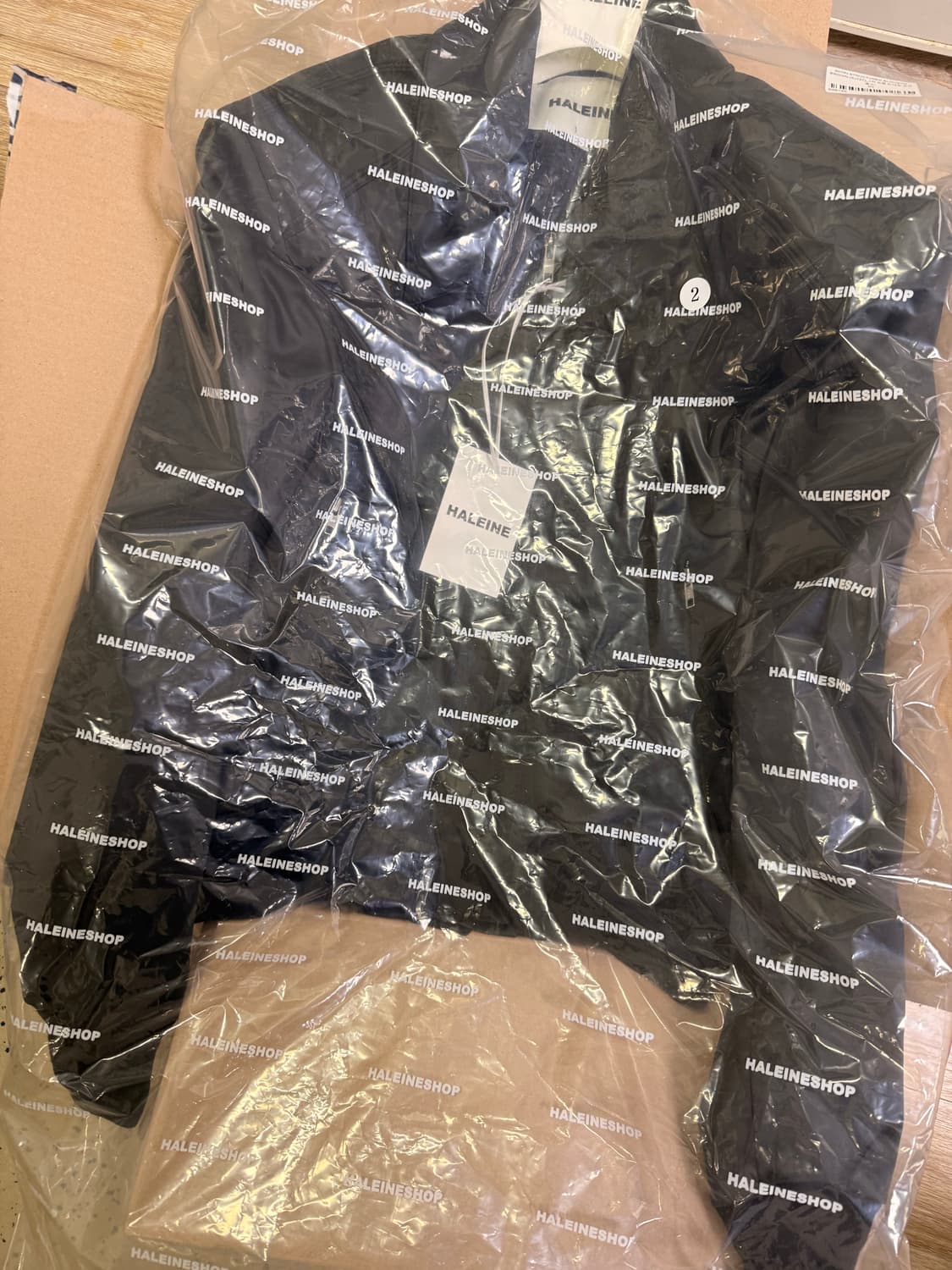 알렌느 26ss 사틴 블루종 2사이즈 브라운  (새상품) 상품이미지2