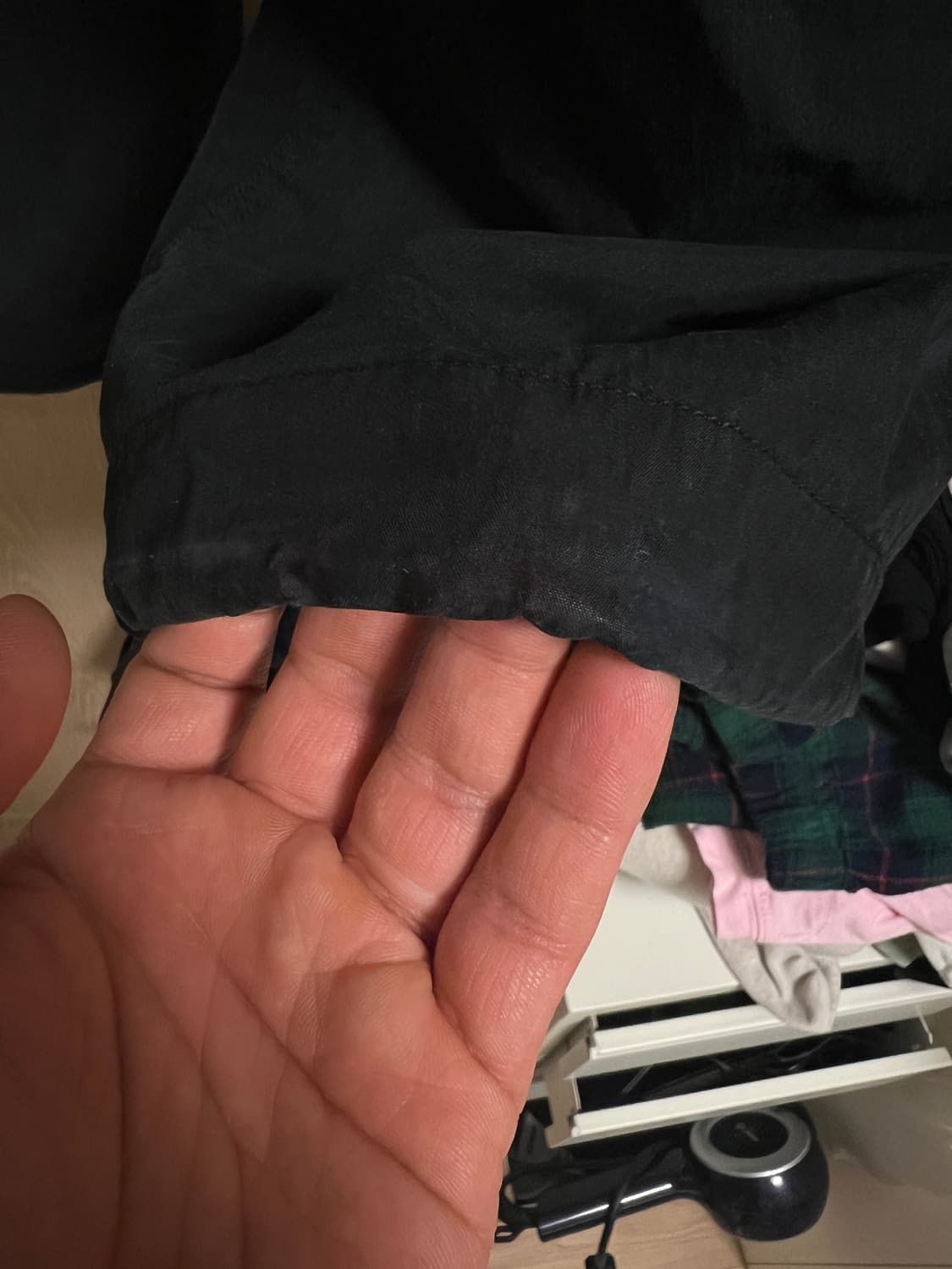 모이프 24AW 시모팬츠 블랙 2 사이즈 팝니다 상품이미지3