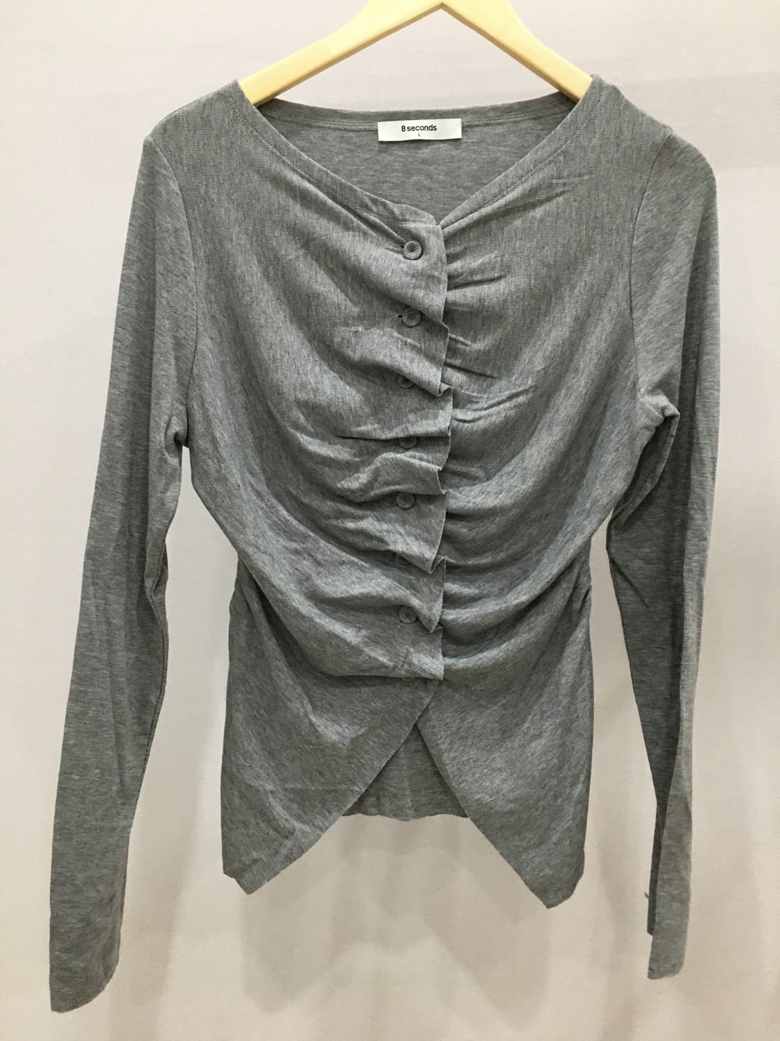 에잇세컨즈 셔링 가디건 상품이미지2