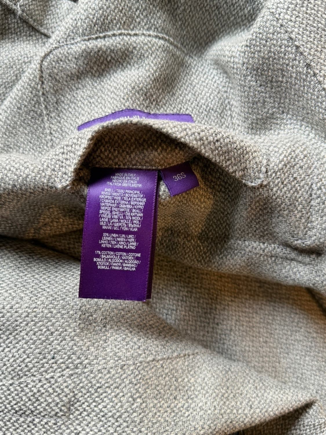 랄프로렌 퍼플라벨 테일러드 자켓 66~77 상품이미지5