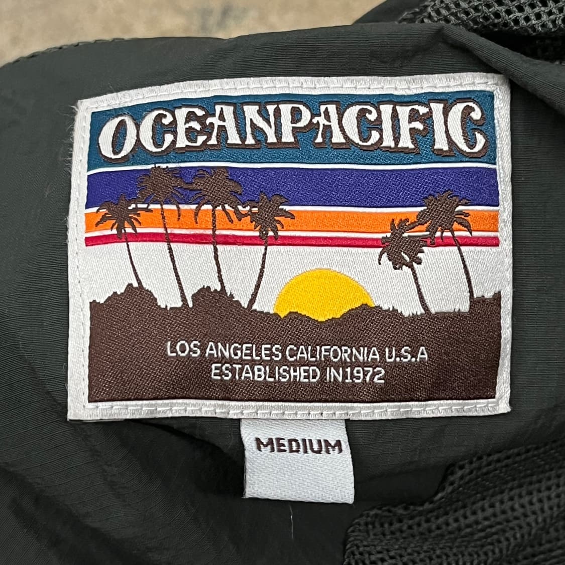 [정품/M] 오션퍼시픽 후드 바람막이 점퍼 b17 상품이미지5