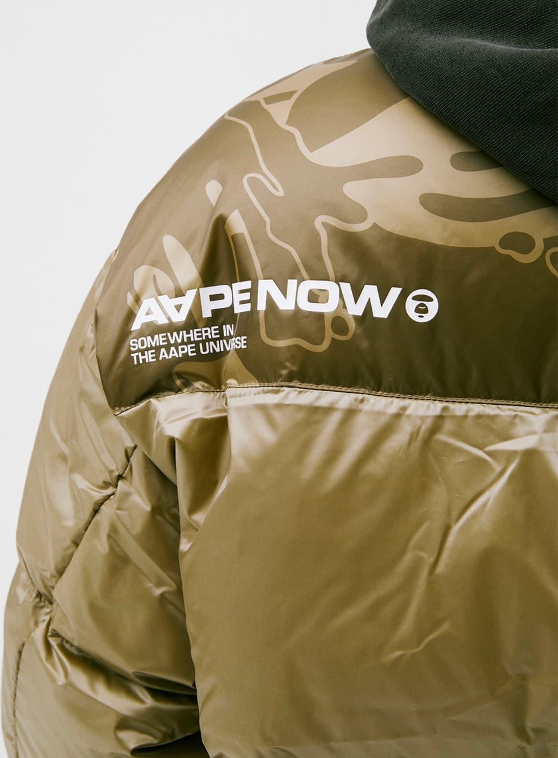 에이프 29.5인치 나우 다운 자켓 다크 베이지 - 24FW 상품이미지5