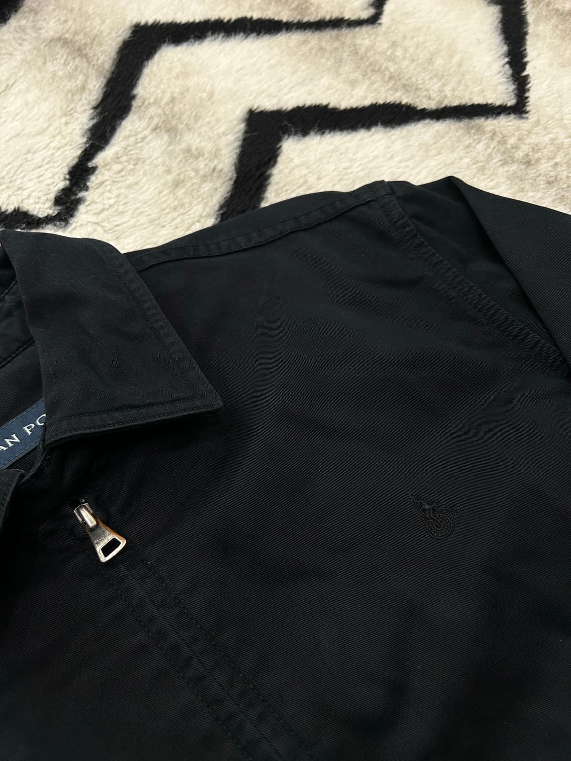 [S]빈폴 90s 코튼 블루종/블랙 상품이미지1