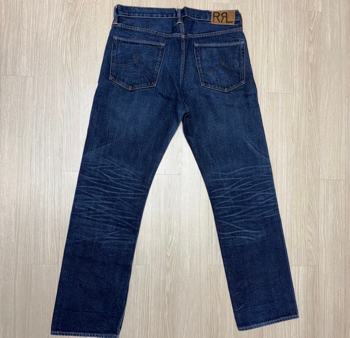 [34x32] RRL 셀비지 스트레이트 데님 made in usa 상품이미지2