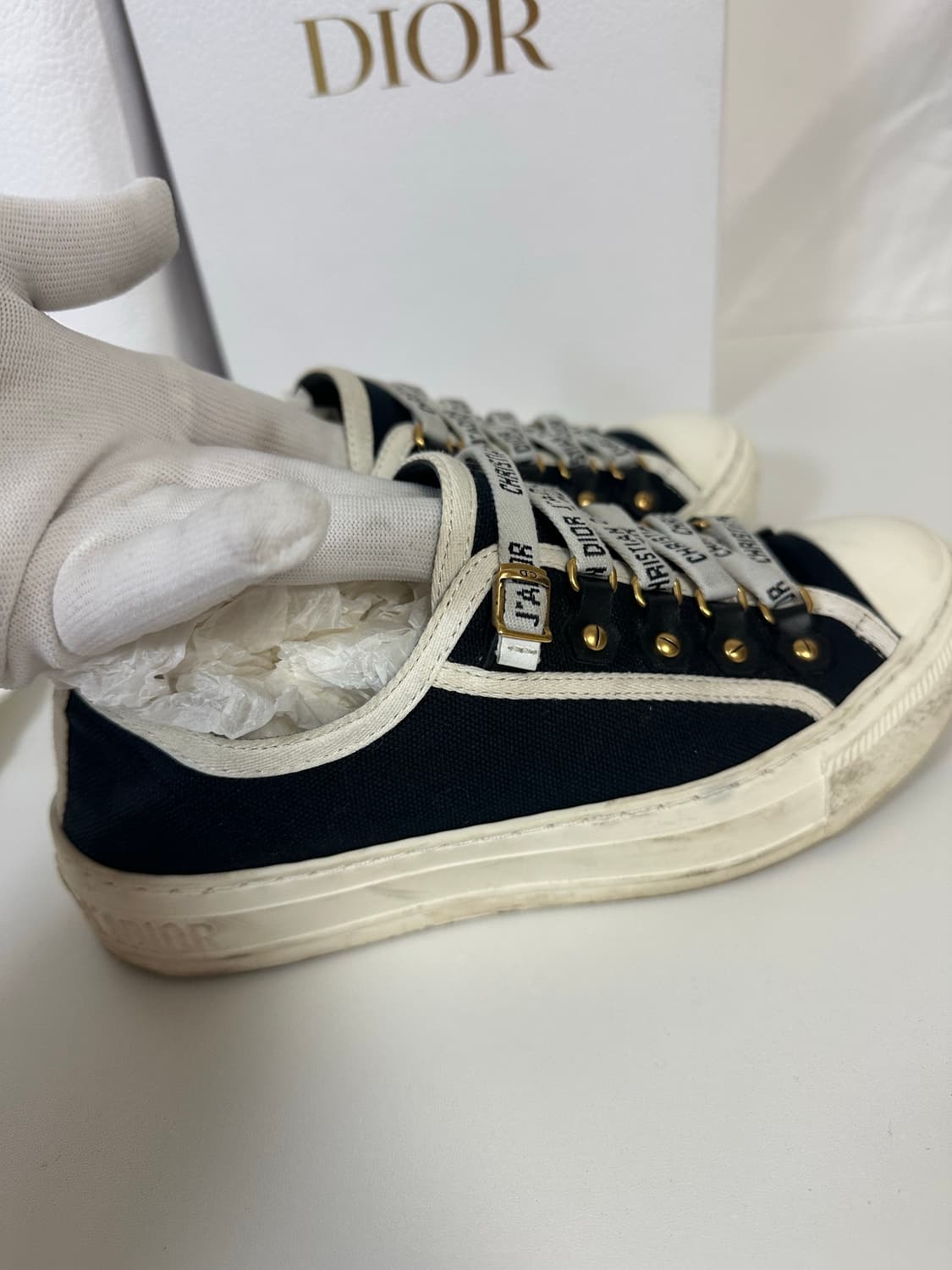 디올 워크앤디올 오블리크 스니커즈 (35.5) 상품이미지3