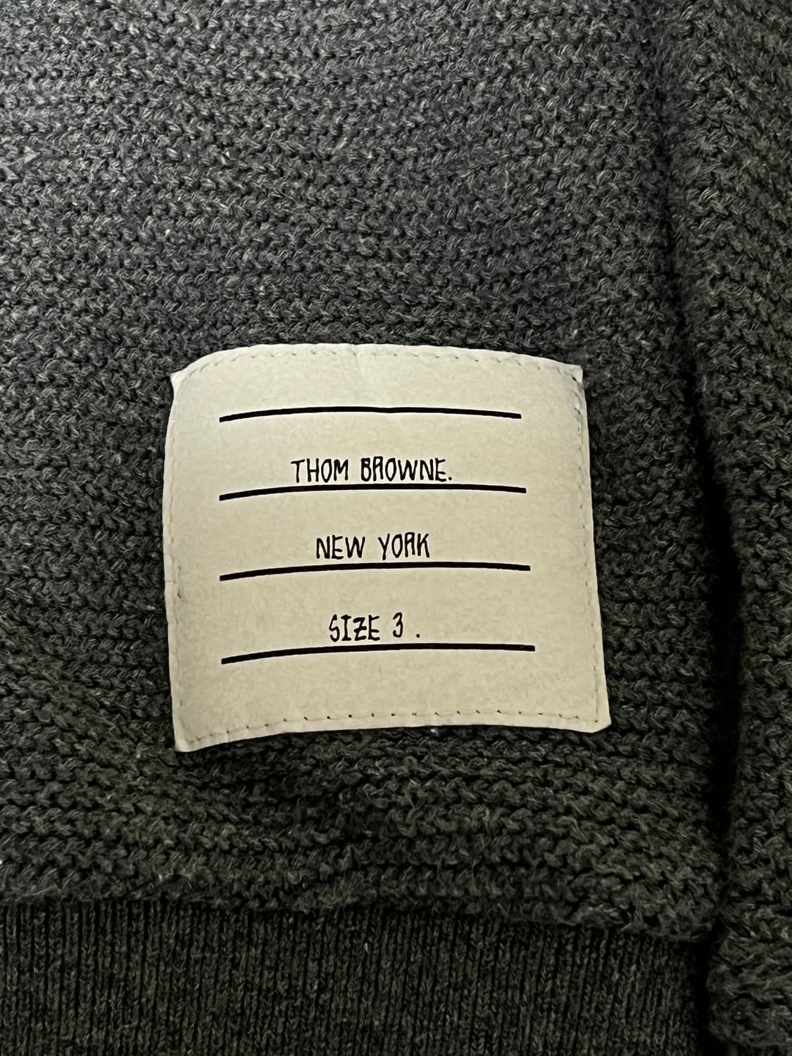 톰브라운 레이첼(와플) 맨투맨 판매합니다 상품이미지3