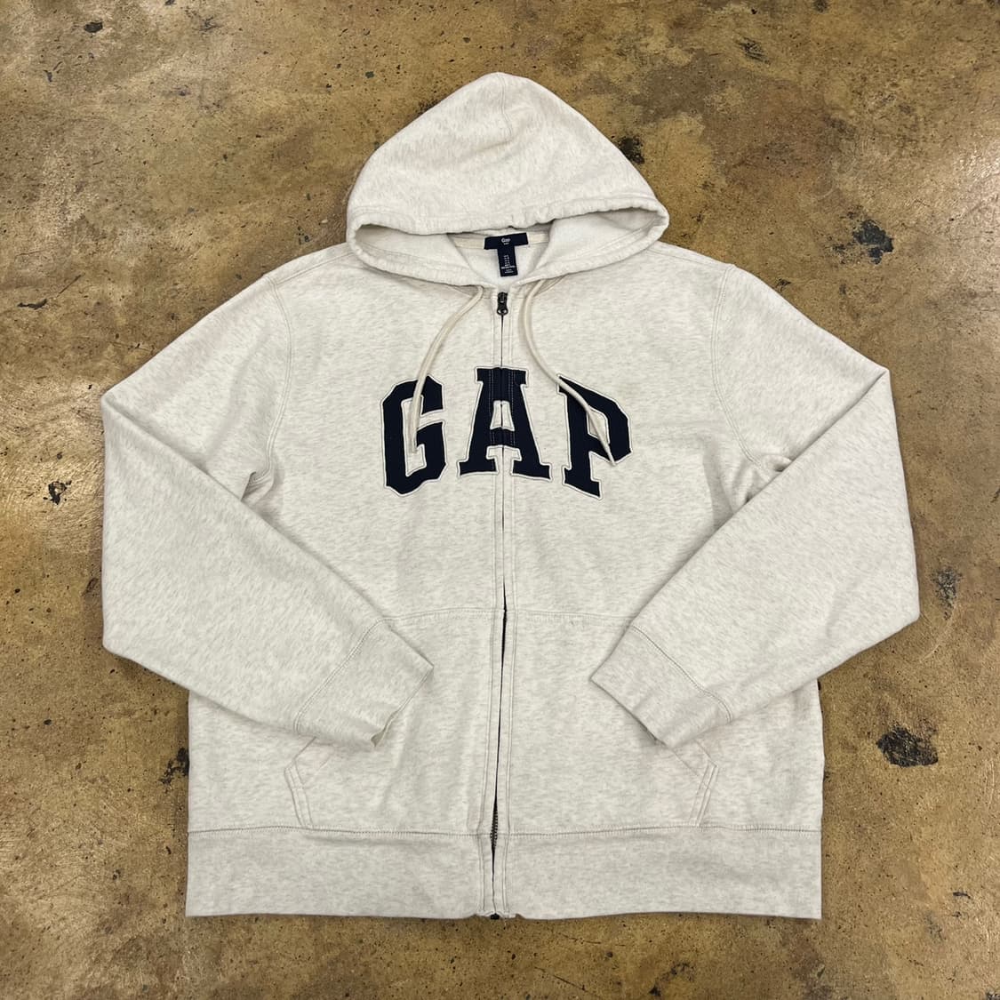 갭 화이트 로고 후드집업 상품이미지2