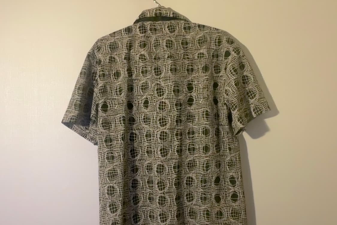 [m] olly shinder green warp shirt 상품이미지4