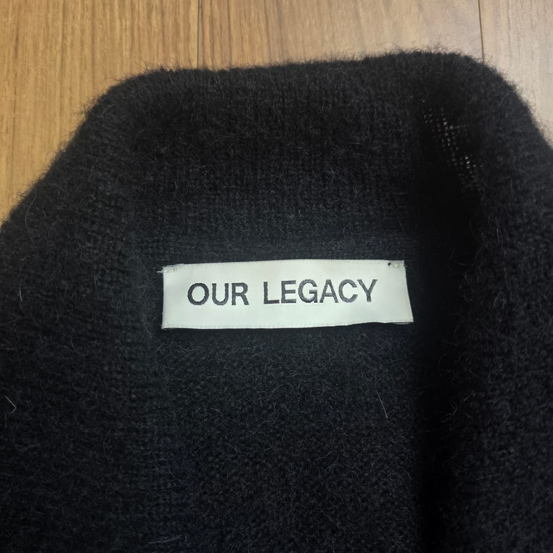 (48) 아워레가시 이브닝 폴로 가디건 자켓 블랙 상품이미지2