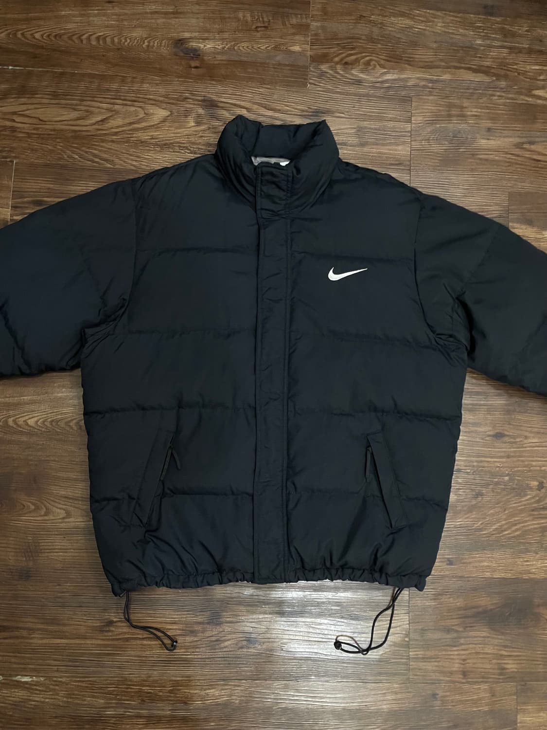 나이키 스우시 덕다운 푸퍼 패딩 점퍼 블랙 상품이미지1