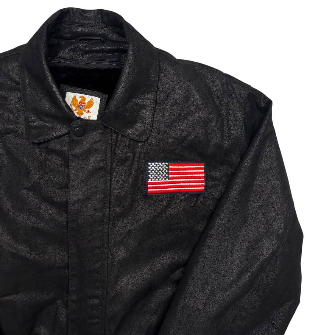 Ameri Mode 이글패치 블랙 레더 자켓 L 상품이미지2