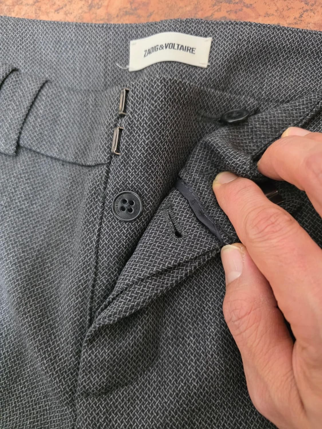 쟈딕앤볼테르 크롭 슬랙스 팬츠27 상품이미지3