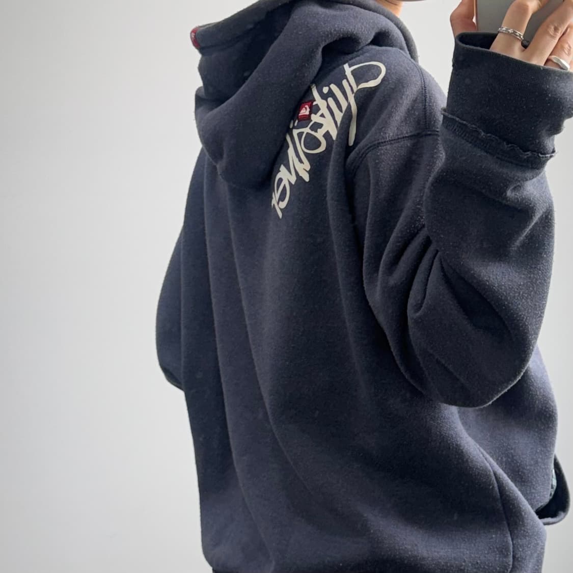 Quiksilver 퀵실버 라이트 네이비 후드집업 상품이미지2