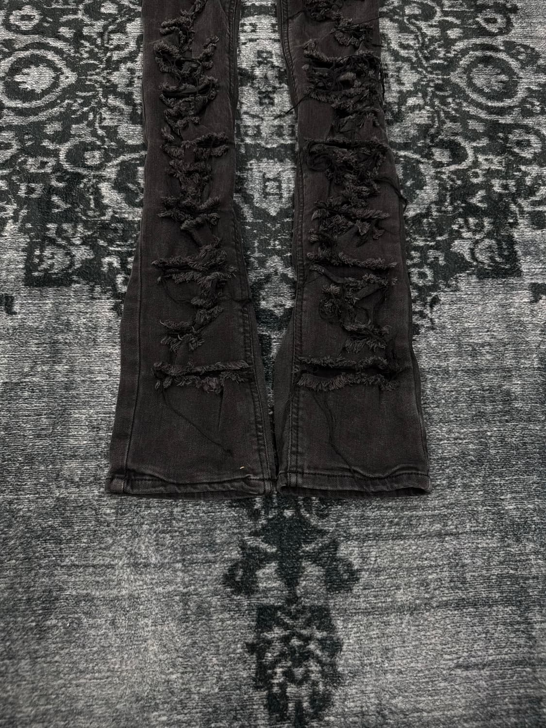 No id 00s distressed slim denim pants 상품이미지5