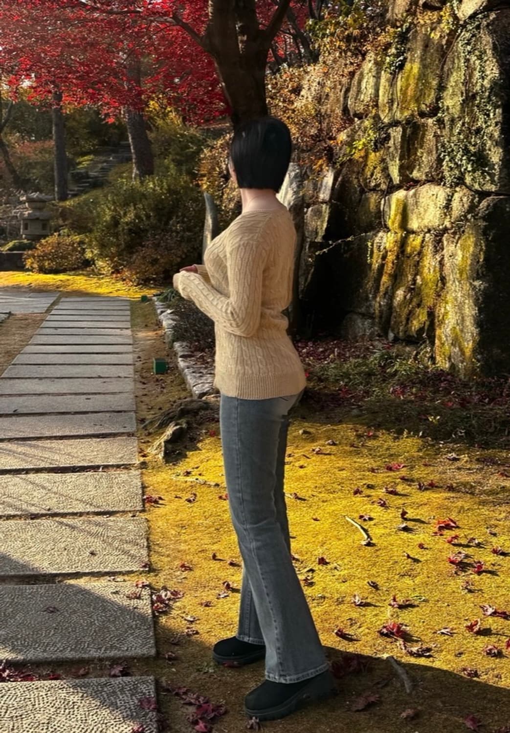 랄프로렌 딥브이넥 린넨 니트 상품이미지5