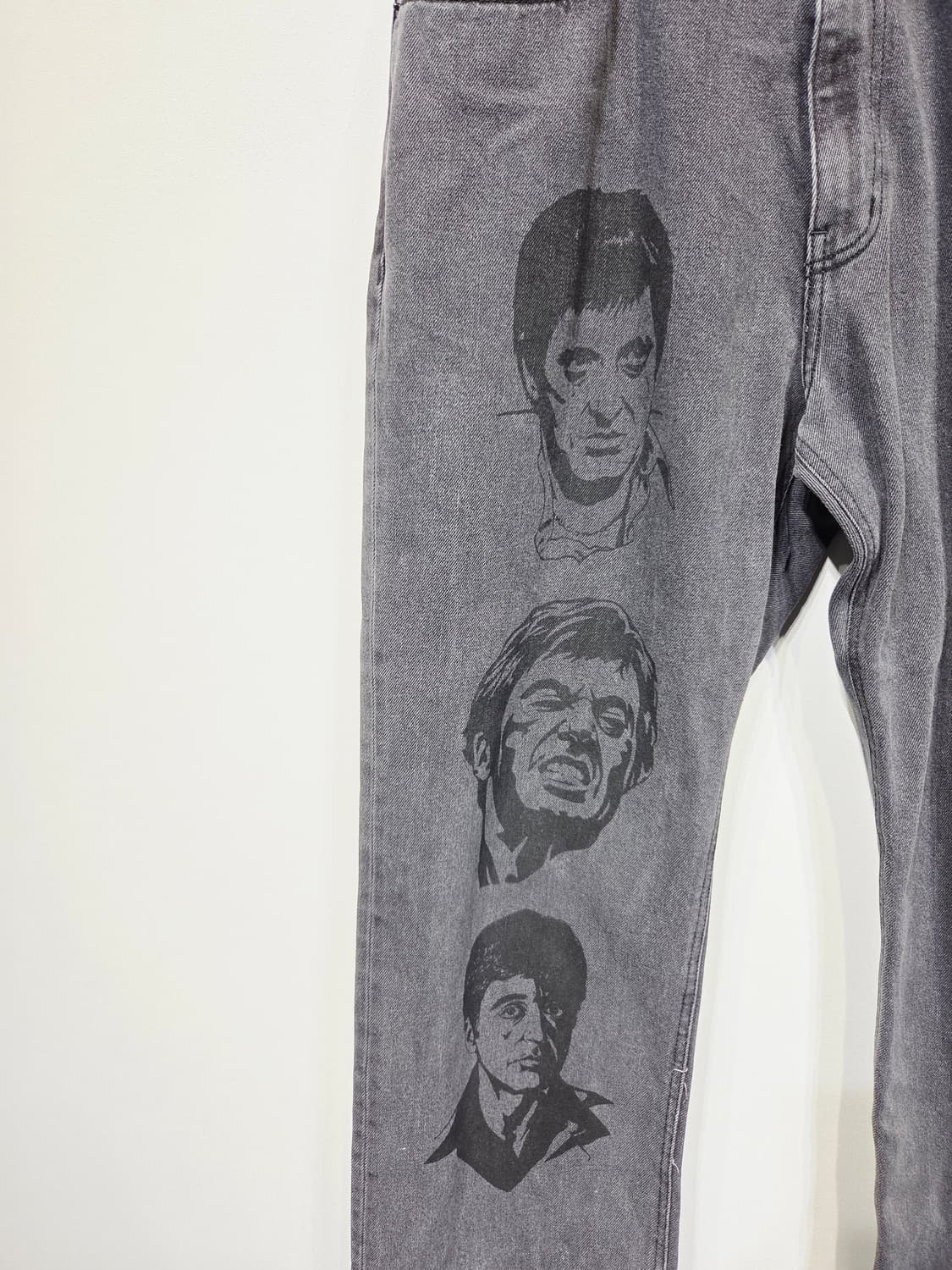 LMC X 스카페이스 흑청 와이드 데님 팬츠_호칭2 상품이미지3