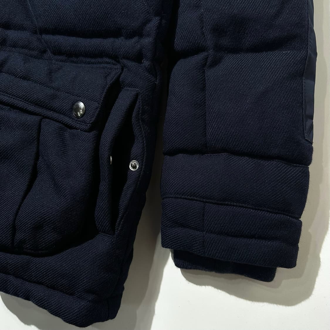 폴로 랄프로렌 울 퀼티드 유틸리티 다운 패딩 자켓 네이비 상품이미지8