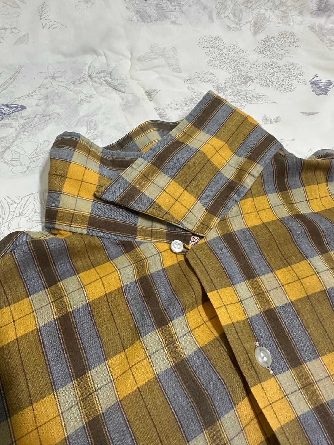 50s-60s Towncraft 루프칼라 셔츠 XL 상품이미지5