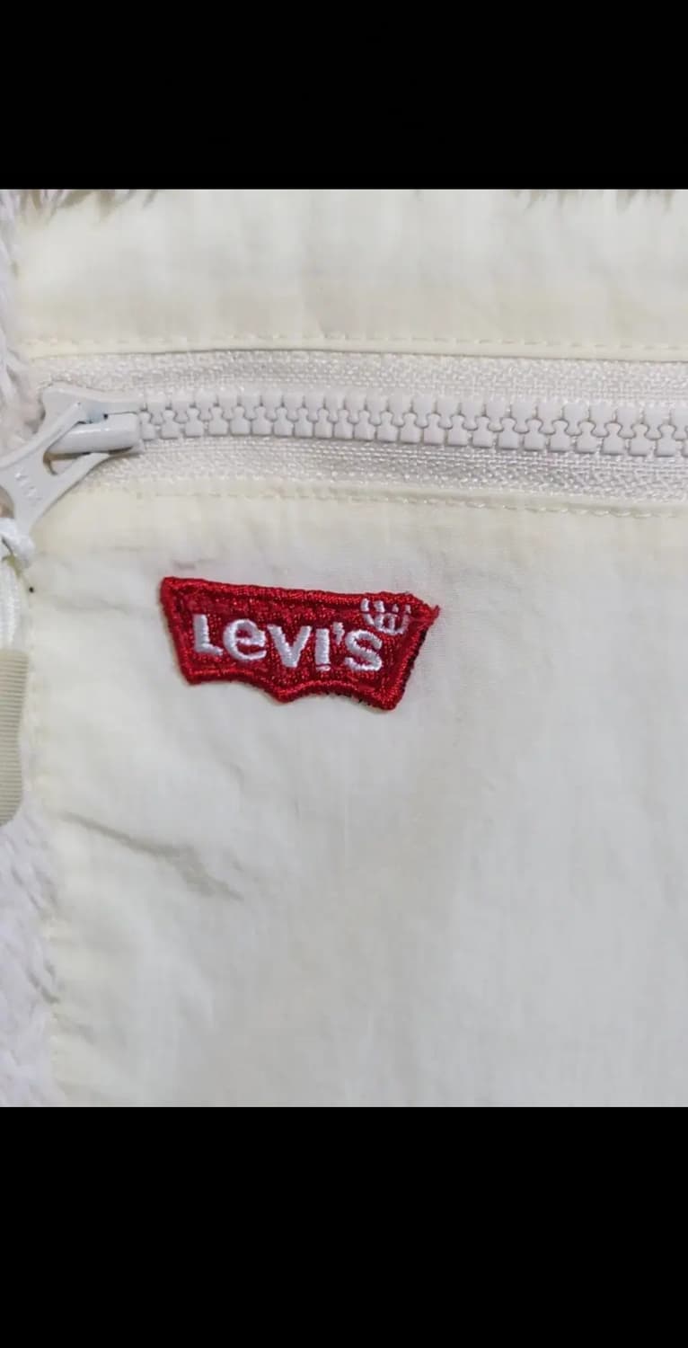 (XL) 리바이스 후리스 점퍼 아이보리 뽀글이 플리스 자켓  상품이미지4