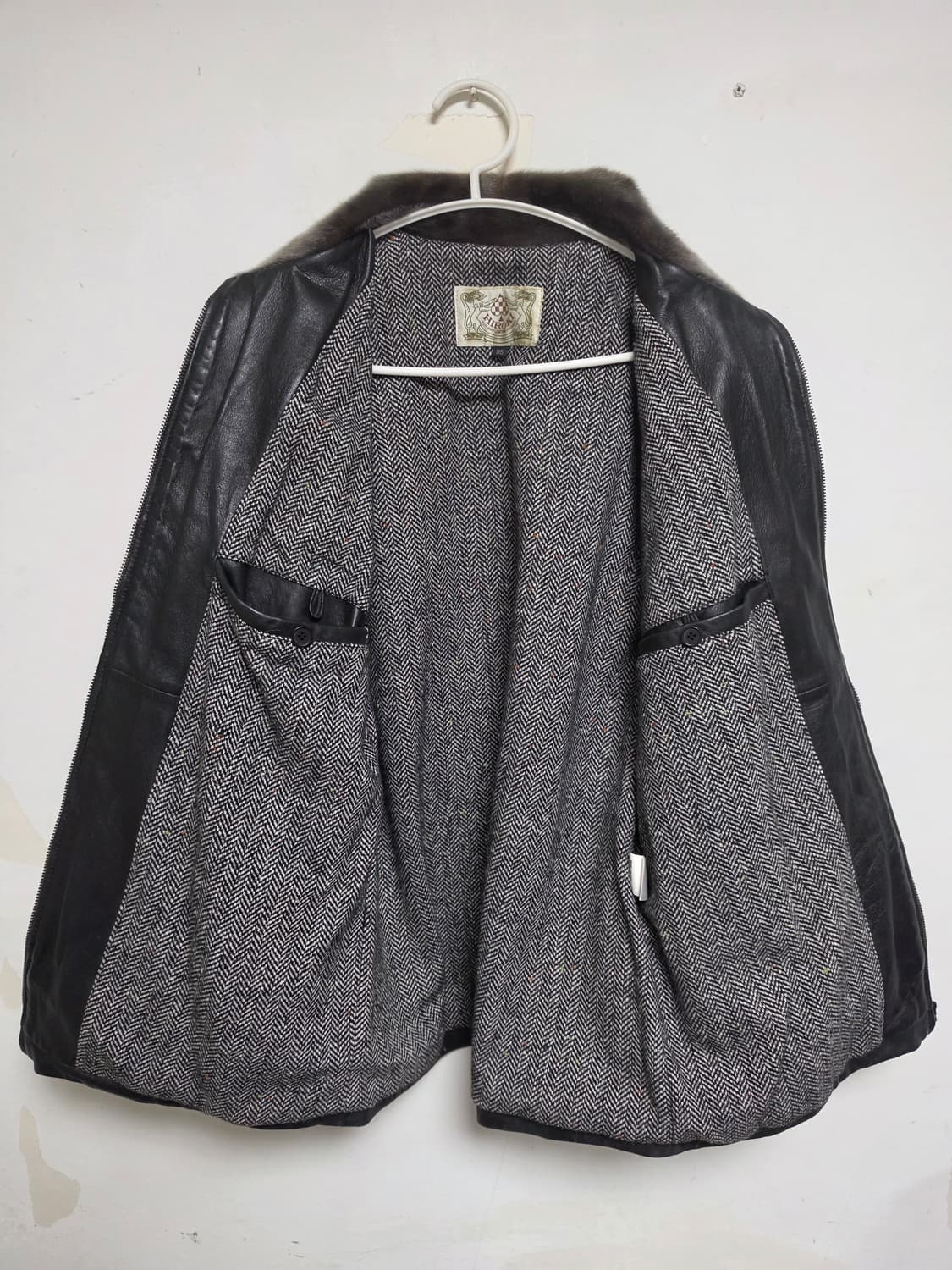 Hiroki 남성 천연 가죽(물소) 자켓 95 (새상품급) 상품이미지4