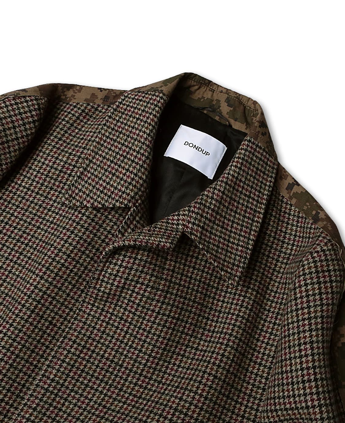 돈덥 [Dondup] 하운드투스 체크 카모플라쥬 반전 이태리 코트 상품이미지3